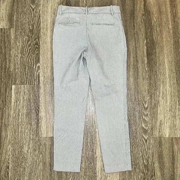 Womens a new day Grey Stripe Dress Pants - 6 - Picture 4 of 7